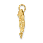FJC Finejewelers 10 kt Yellow Gold Eagle with Wings Spread Charm 28 x 41 mm