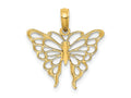 FJC Finejewelers 10 kt Yellow Gold Butterfly Charm 20 x 20 mm