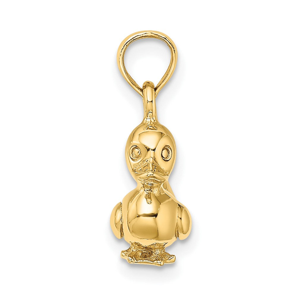 FJC Finejewelers 10 kt Yellow Gold 3-D Duckling Charm 17 x 11 mm