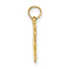FJC Finejewelers 10 kt Yellow Gold 3-D Two Ducks Charm 16 x 17 mm