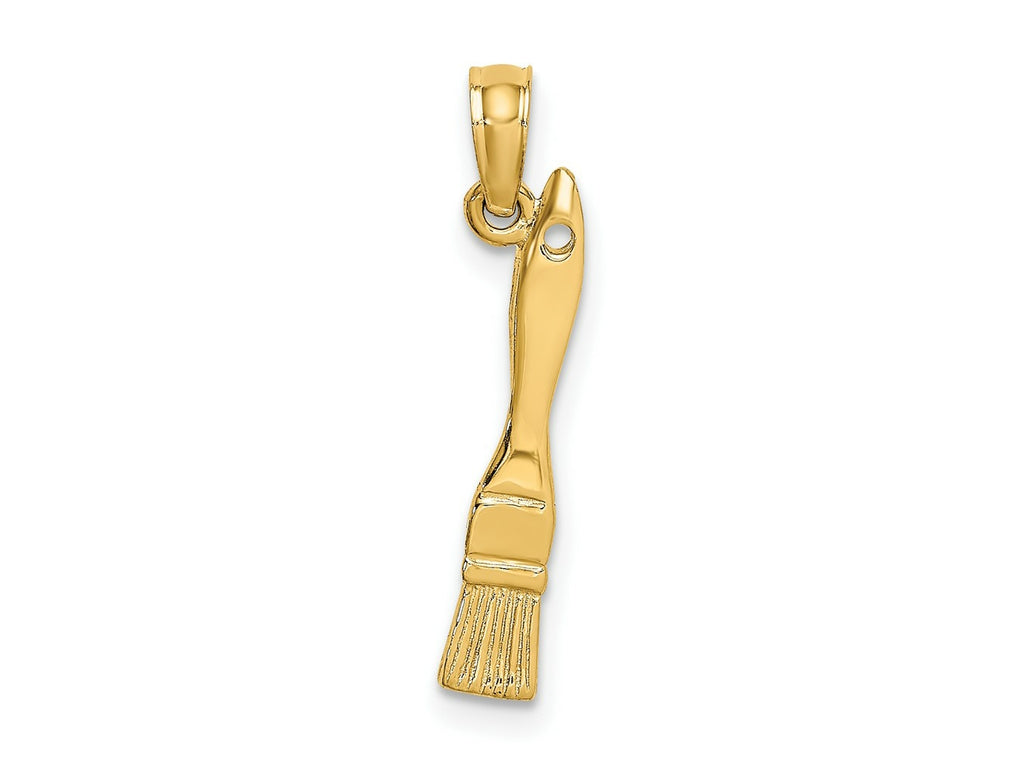 FJC Finejewelers 10 kt Yellow Gold 3-D Paint Brush Charm 20 x 3 mm