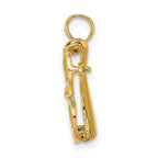 FJC Finejewelers 10 kt Yellow Gold 3-D Moveable Sunglasses Charm 5 x 18 mm