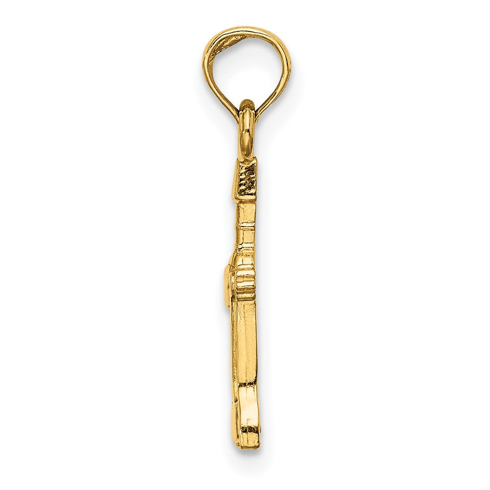 FJC Finejewelers 10 kt Yellow Gold Wine Opener Charm 14 x 6 mm