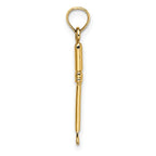 FJC Finejewelers 10 kt Yellow Gold 3-D Weeding Garden Tool Charm 20 x 2 mm