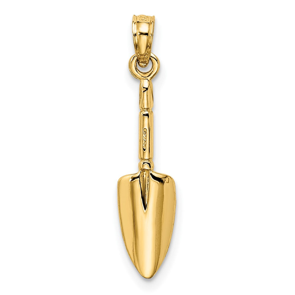 FJC Finejewelers 10 kt Yellow Gold 3-D Trowel Garden Tool Charm 20 x 5 mm