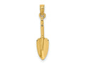 FJC Finejewelers 10 kt Yellow Gold 3-D Trowel Garden Tool Charm 20 x 5 mm
