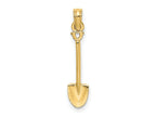 FJC Finejewelers 10 kt Yellow Gold 3-D Polished Shovel Garden Tool Charm 18 x 5 mm