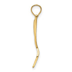 FJC Finejewelers 10 kt Yellow Gold 3-D Polished Spatula Charm 21 x 5 mm