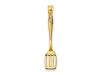 FJC Finejewelers 10 kt Yellow Gold 3-D Polished Spatula Charm 21 x 5 mm