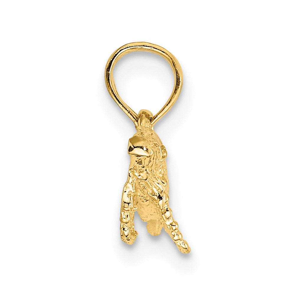 FJC Finejewelers 10 kt Yellow Gold 2-D Whale Charm 18 x 7 mm
