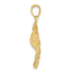 FJC Finejewelers 10 kt Yellow Gold 2-D Stingray Charm 21 x 20 mm