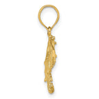 FJC Finejewelers 10 kt Yellow Gold 2-D Stingray Charm 15 x 15 mm