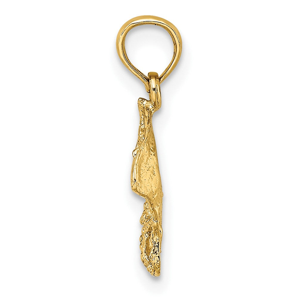 FJC Finejewelers 10 kt Yellow Gold 2-D Stingray Charm 12 x 11 mm