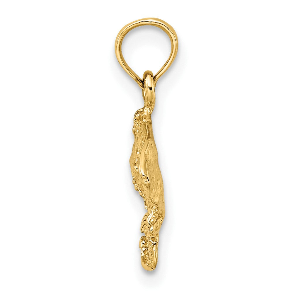 FJC Finejewelers 10 kt Yellow Gold Stingray Charm 11 x 11 mm