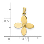 FJC Finejewelers 10 kt Yellow Gold 3-D with 4 Blades Propeller Charm 20 x 15 mm