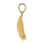 FJC Finejewelers 10 kt Yellow Gold 2-D Abalone Shell Charm 15 x 10 mm