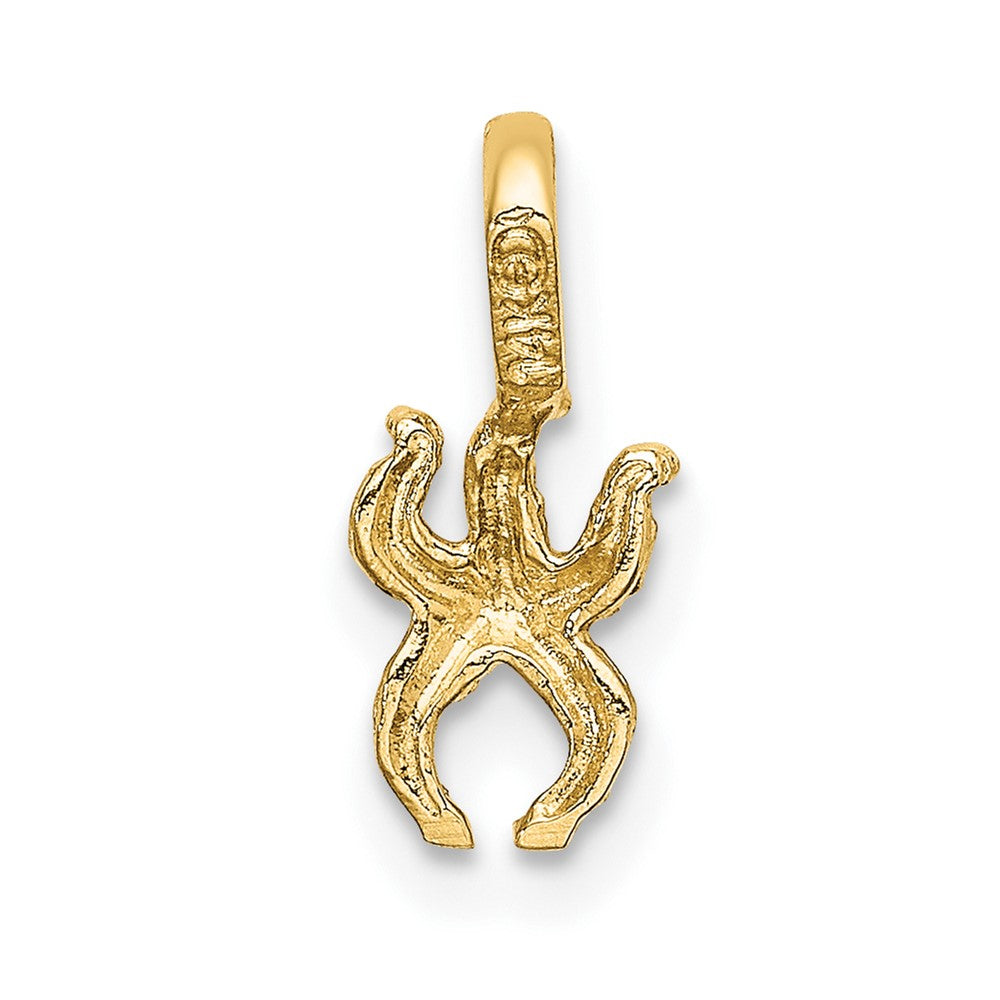 FJC Finejewelers 10 kt Yellow Gold Mini Starfish W/Fixed Bail Charm 13 x 5 mm