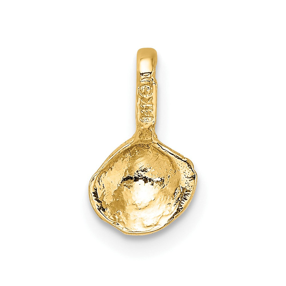 FJC Finejewelers 10 kt Yellow Gold Mini Clam Shell Charm 11 x 6 mm