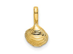 FJC Finejewelers 10 kt Yellow Gold Mini Clam Shell Charm 11 x 6 mm