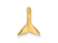 FJC Finejewelers 10 kt Yellow Gold Mini Whale Tail Chain Slide 11 x 9 mm