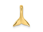 FJC Finejewelers 10 kt Yellow Gold Mini Whale Tail Chain Slide 11 x 9 mm
