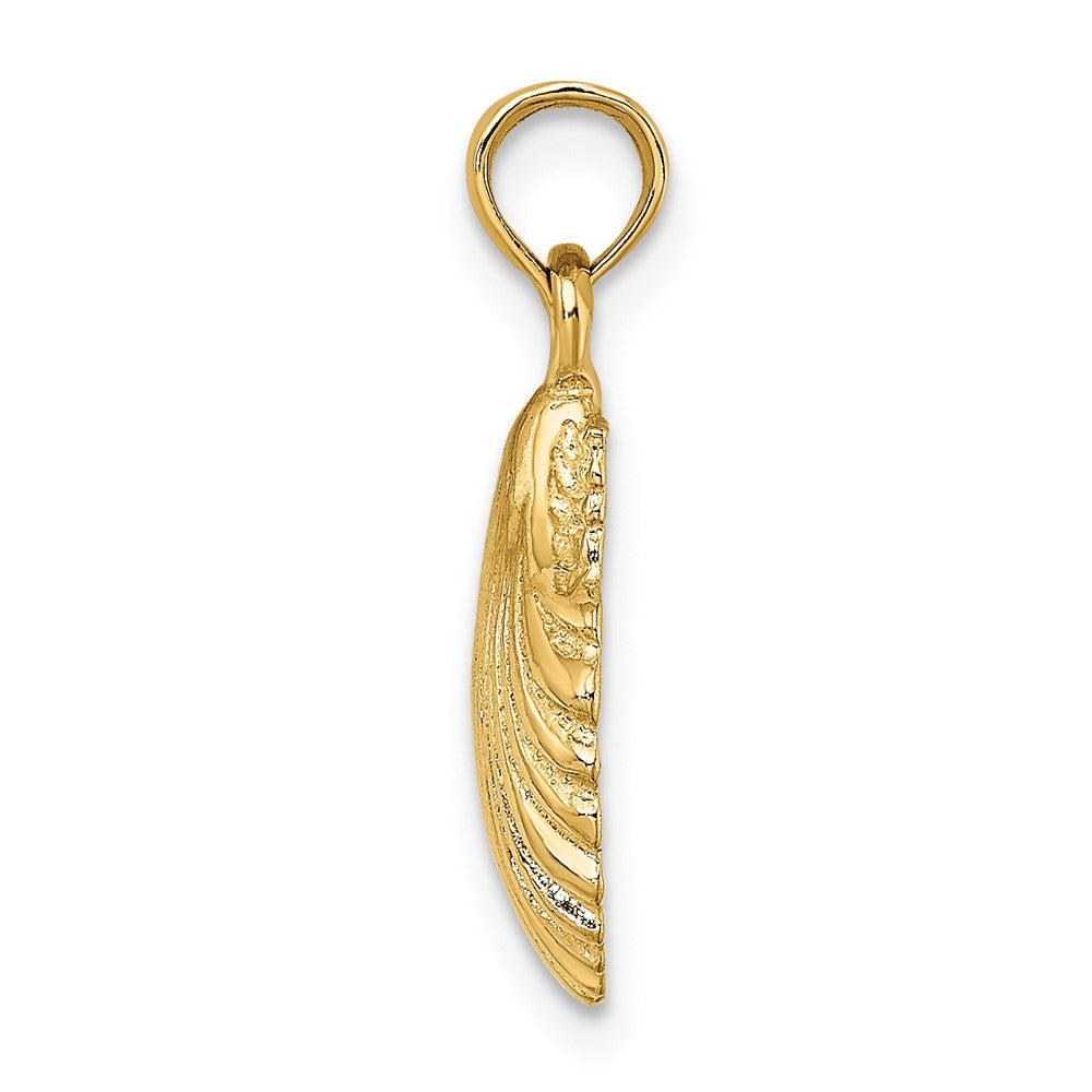 FJC Finejewelers 10 kt Yellow Gold Polished Scallop Shell Charm 13 x 12 mm