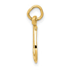 FJC Finejewelers 10 kt Yellow Gold Solid Polished Horseshoe Charm 20 x 10 mm