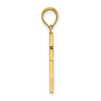 FJC Finejewelers 10 kt Yellow Gold Polished Cut-Out Cross Charm 22 mm