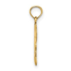FJC Finejewelers 10 kt Yellow Gold #1 Bowling Ball and Two Pins Charm 3 x 1 mm