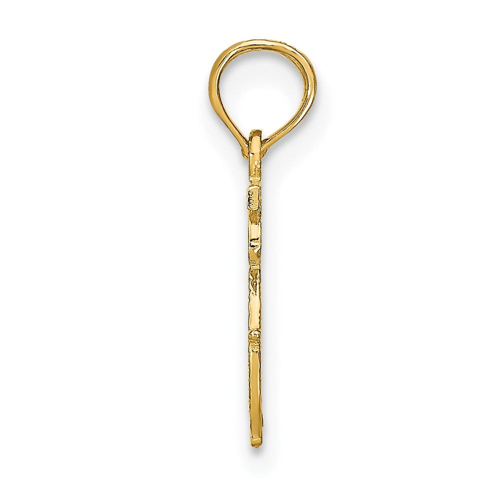 FJC Finejewelers 10 kt Yellow Gold ARIES Zodiac Charm 17 x 13 mm