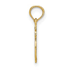 FJC Finejewelers 10 kt Yellow Gold ARIES Zodiac Charm 17 x 13 mm