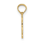 FJC Finejewelers 10 kt Yellow Gold TAURUS Zodiac Charm 15 x 13 mm