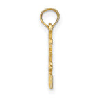 FJC Finejewelers 10 kt Yellow Gold GEMINI Zodiac Charm 18 x 13 mm