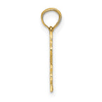 FJC Finejewelers 10 kt Yellow Gold CANCER Zodiac Charm 17 x 13 mm