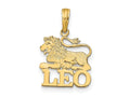 FJC Finejewelers 10 kt Yellow Gold LEO Zodiac Charm 19 x 13 mm