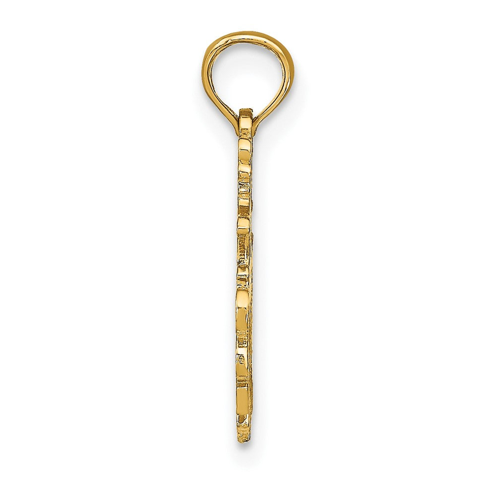 FJC Finejewelers 10 kt Yellow Gold SAGITTARIUS Zodiac Charm 20 x 13 mm
