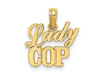 FJC Finejewelers 10 kt Yellow Gold LADY COP Charm 11 x 14 mm
