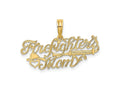 FJC Finejewelers 10 kt Yellow Gold FIREFIGHTER'S MOM Charm 10 x 27 mm