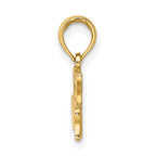 FJC Finejewelers 10 kt Yellow Gold I LOVE MY FIREFIGHTER Charm 8 x 26 mm