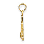FJC Finejewelers 10 kt Yellow Gold Little Boy Charm 16 x 11 mm