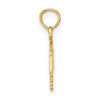FJC Finejewelers 10 kt Yellow Gold RN Caduceus Charm