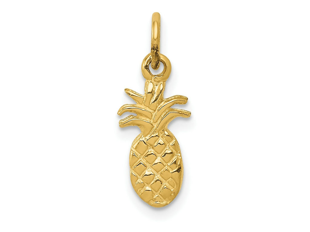 FJC Finejewelers 10 kt Yellow Gold Polished Pineapple Charm