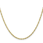 FJC Finejewelers 10 kt Yellow Gold Singapore Chain 22 Inches x 1.7 mm