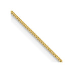 FJC Finejewelers 10 kt Yellow Gold Box Chain 22 Inches x 0.5 mm