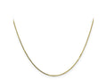 FJC Finejewelers 10 kt Yellow Gold Box Chain 22 Inches x 0.7 mm