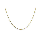 FJC Finejewelers 10 kt Yellow Gold Box Chain 22 Inches x 0.7 mm