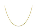 FJC Finejewelers 10 kt Yellow Gold Singapore Chain 22 Inches x 1.1 mm