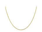 FJC Finejewelers 10 kt Yellow Gold Singapore Chain 22 Inches x 1.1 mm