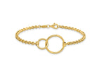 FJC Finejewelers 10 kt Yellow Gold Polished Link Bracelet 7.5 Inches