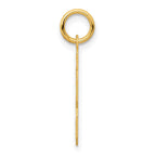 FJC Finejewelers 10 kt Yellow Gold Small Satin Number 23 Charm 21 x 15 mm